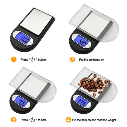 Tiny Tech Jewelry Scale - Precision Pocket Weighing