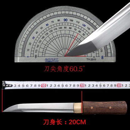 Masahiro 1045 Carbon Steel Shirasaya Tanto Sword