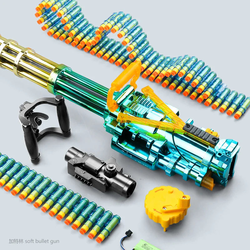 Gatlin Children's Electric Heavy Machine Gun Throwing Shell
