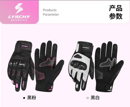 ThermoShield Carbon Fiber Motorbike Gloves