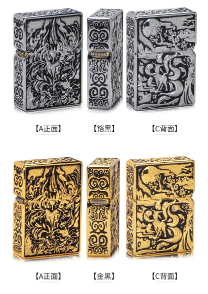 ZORRO Lux Fox Armor Kerosene Lighter Sculpture