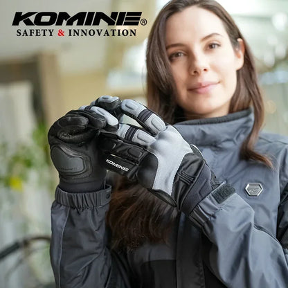 KOMINE GK-8184 EcoShield Warm Motorbike Gloves