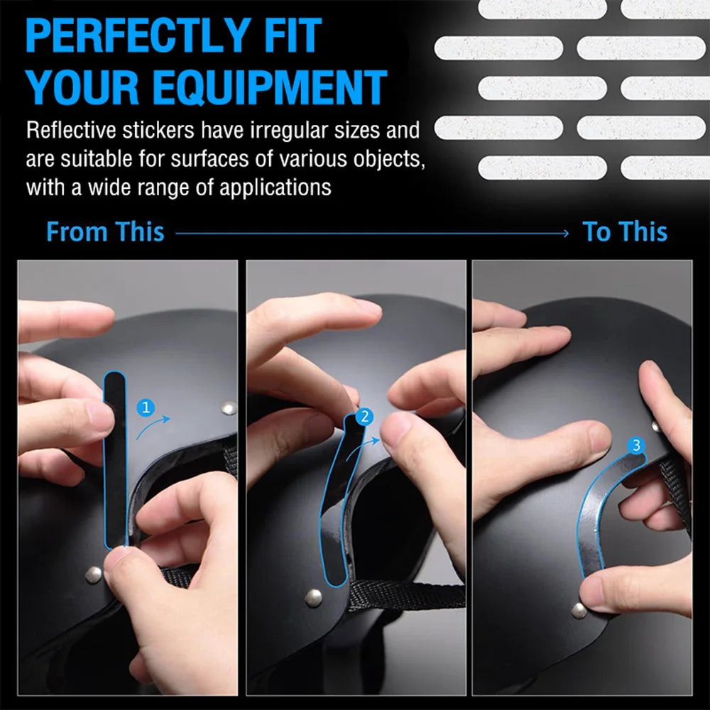 Stealthy Safety Stickers for Helmets & Gear