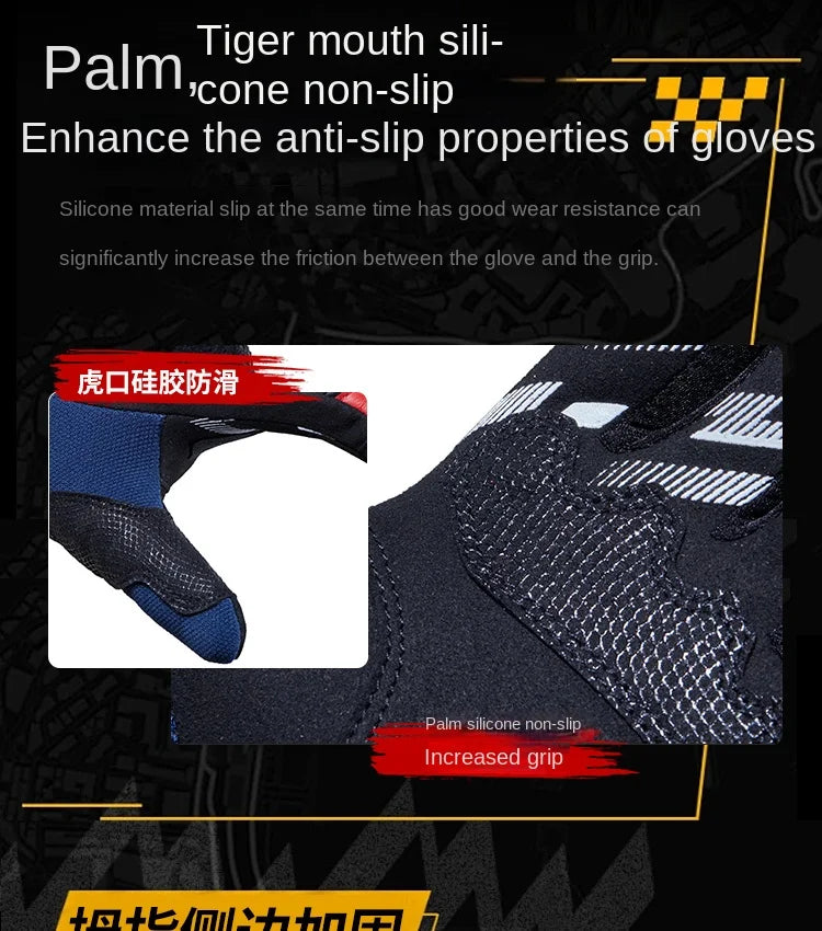 DUHAN W2 All-Weather Motorcycle Gloves Unisex