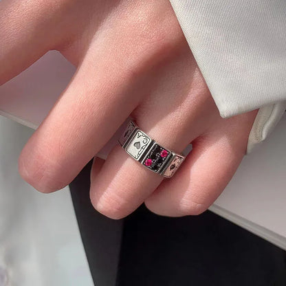 Vintage Playing Cards Rings for Women