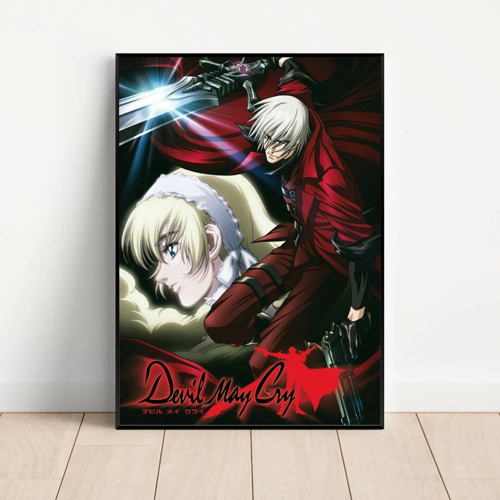 Retro D-Devil Poster Art for Home & Cafés