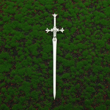 Skull & Moon sword - Unique Metal Hair Sticks