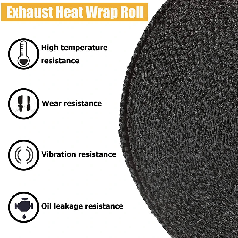 Fiberglass Thermal Wrap: 1.5M Exhaust Heat Shield