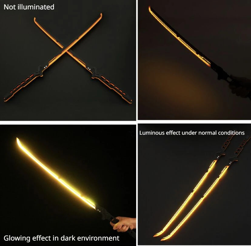 Punk Thermal Katana - Sci-Fi Glow Gaming Sword