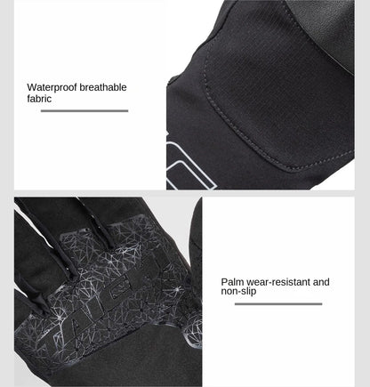 TAICHI Winter Moto Gloves: Waterproof & Touchscreen