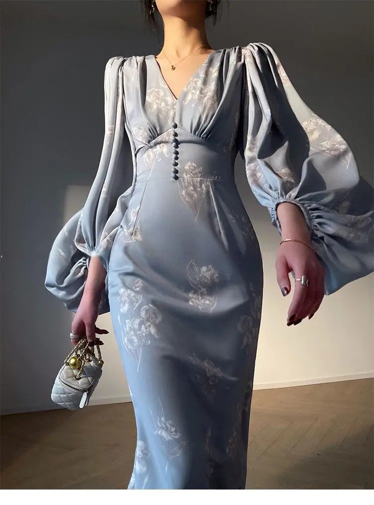 Elegant Mermaid Vintage Dress for Women