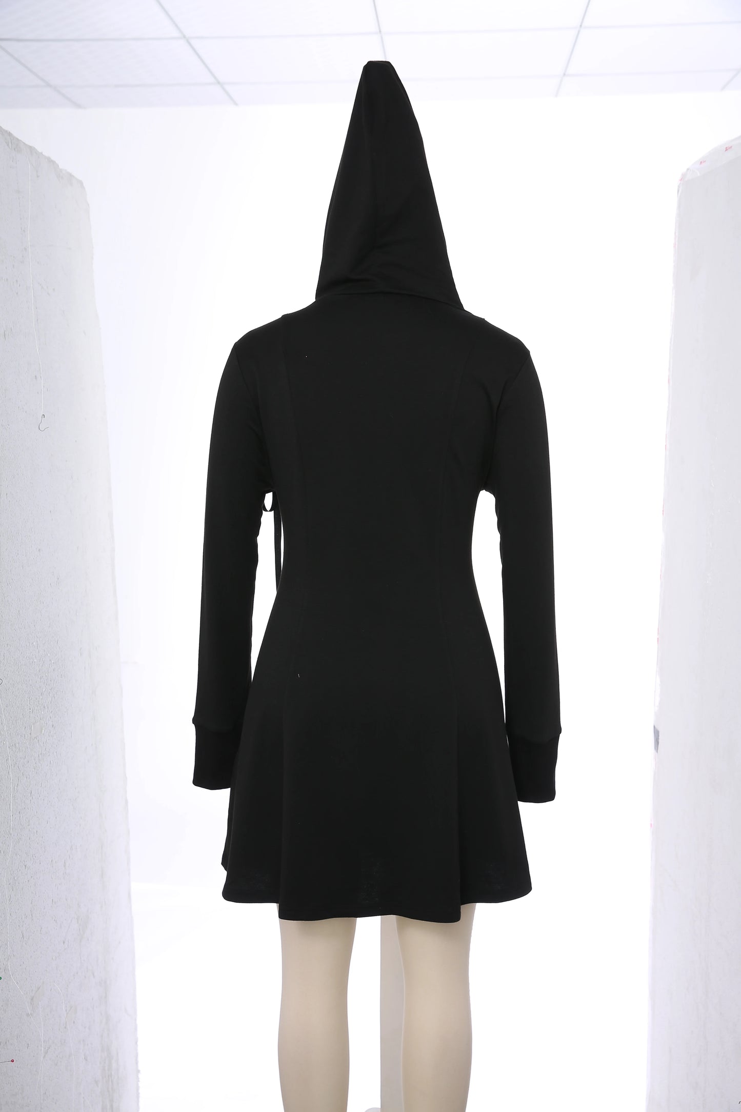ROSEGAL Gothic Chic Hooded Plus Size Jacket