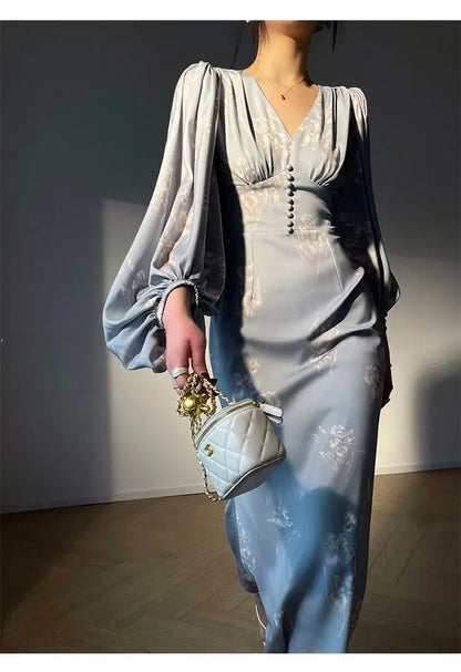Elegant Mermaid Vintage Dress for Women