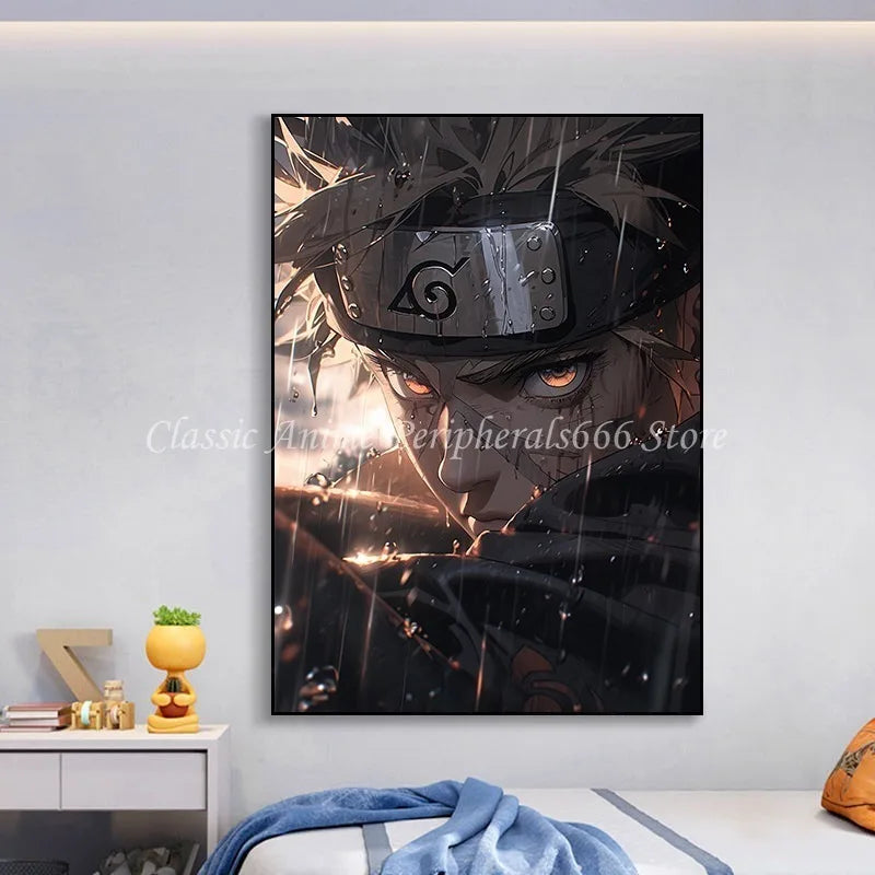 Naruto Kakashi Vibrant Anime Wall Art Poster