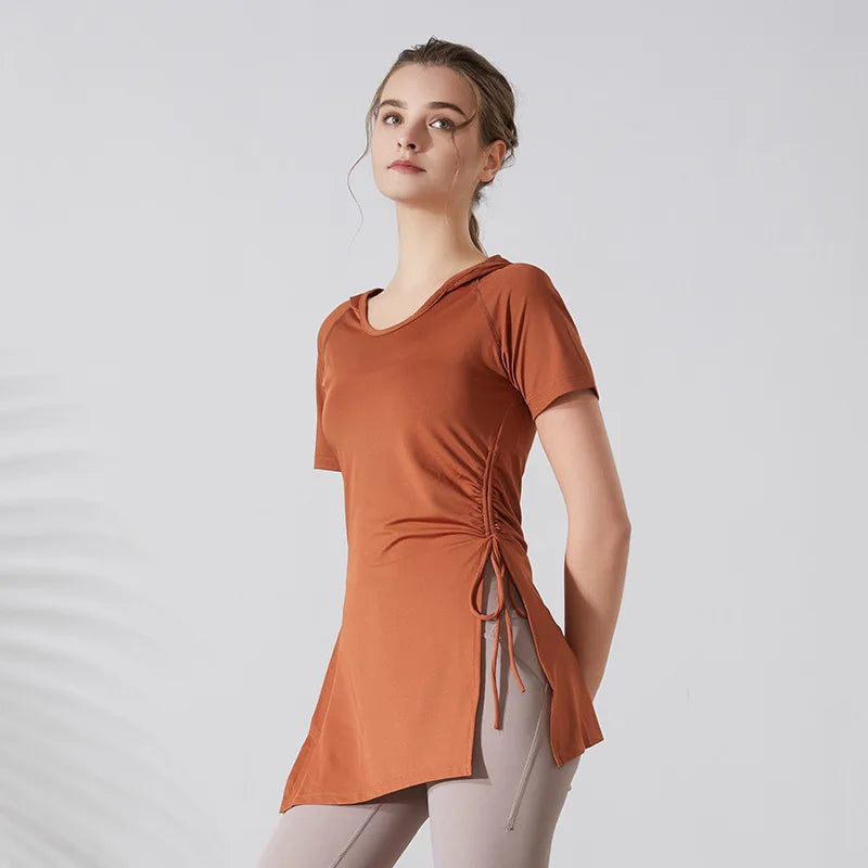 Sport Hoodies Yoga Shirts