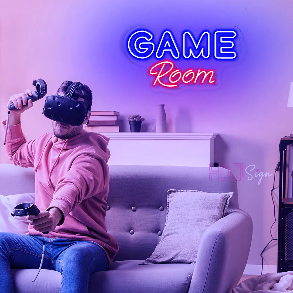 Vibrant Gamer Haven LED Neon Sign