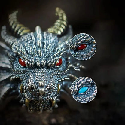 Ethnic Style Fire-Breathing Dragon Ring