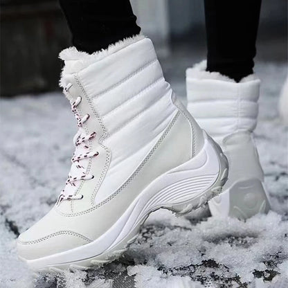 ChicWarm Waterproof Winter Ankle Platform Boots