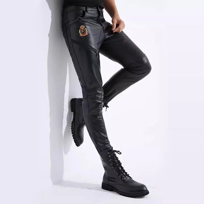 WindShield Genuine Leather Pants for Men