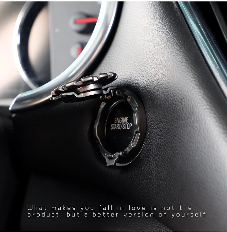 Metal Ignition Button Cover - One Click Start