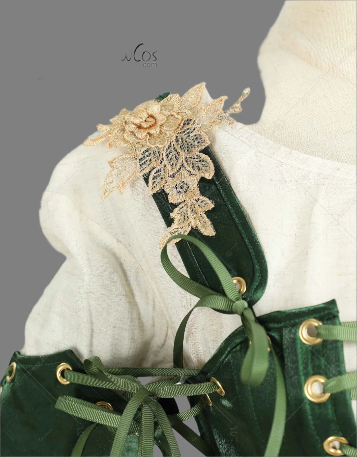 Meowcos Enchanted Green Elf Dress