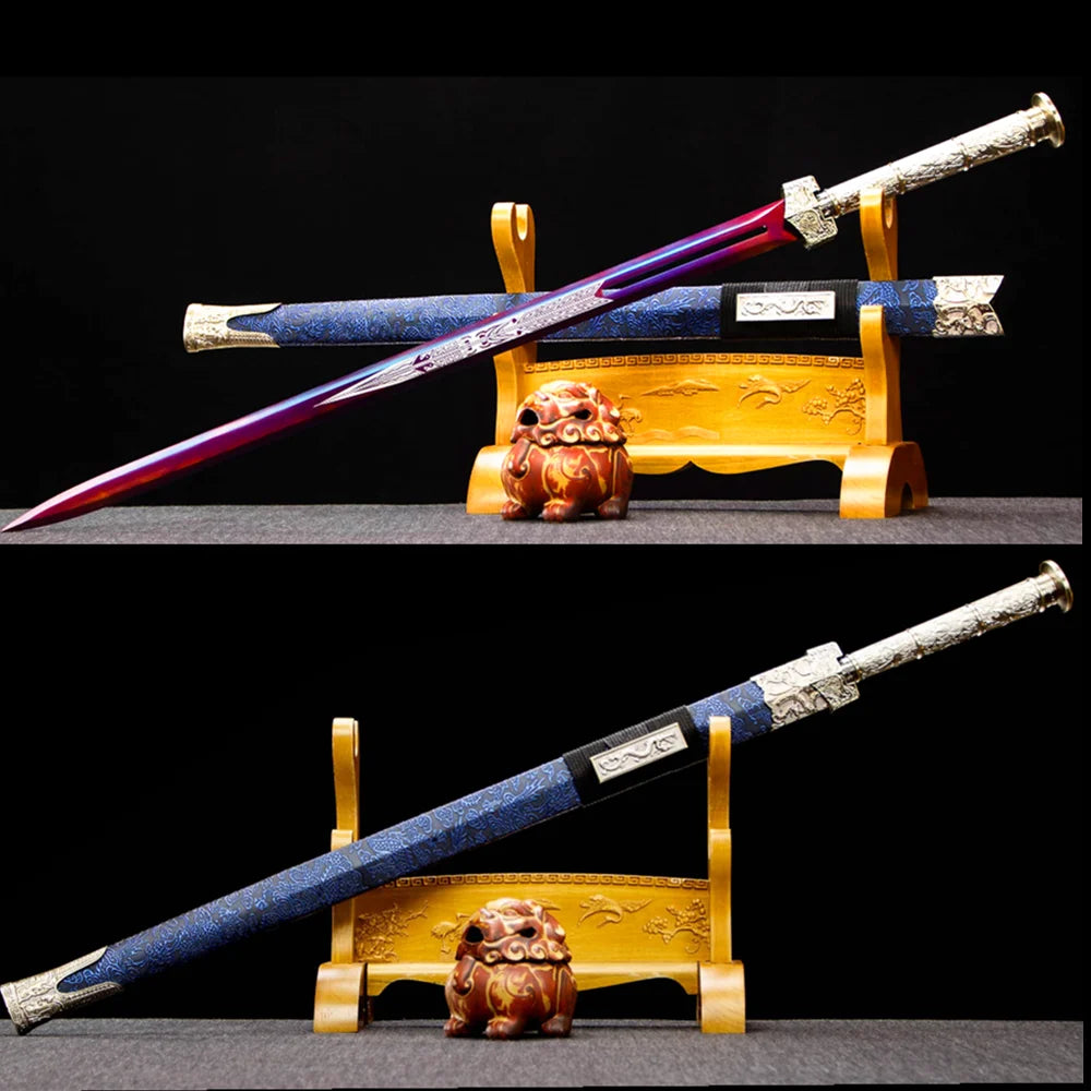 Elegant Han Sword - 40” Antique Steel Edge Blade