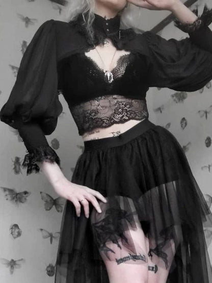 Gothic Lantern Sleeve Smock High Street