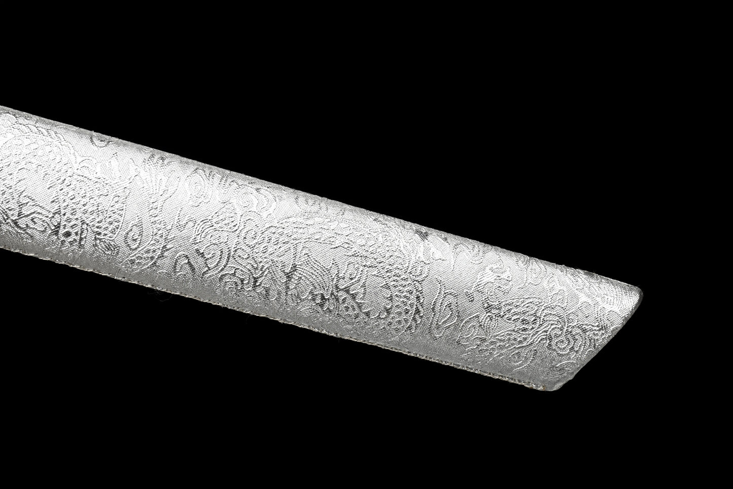 silver Wolf Sword Hand forged real steel lightning Sharp