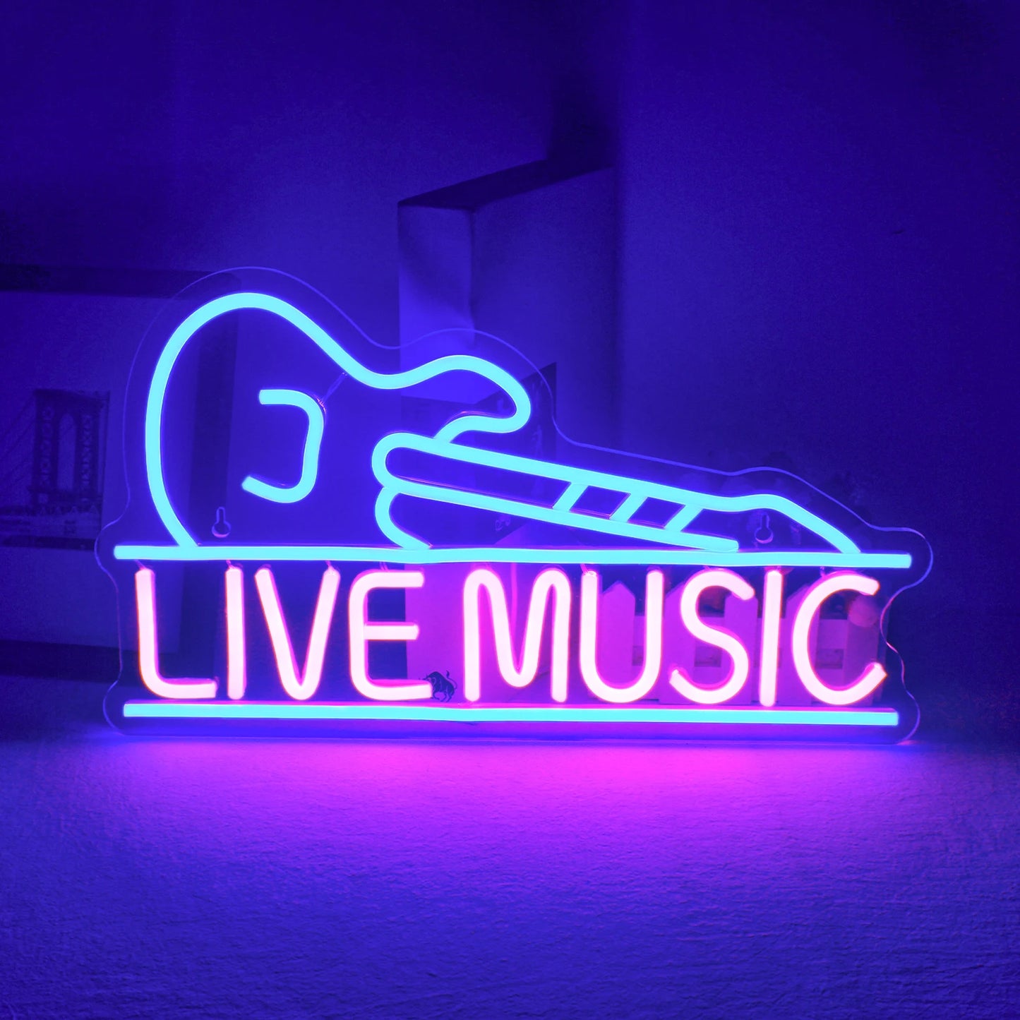 Electric Rock Vibes: LED Neon Art Sign
