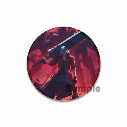 Dante Cosplay Pin: Devil May Cry Badge