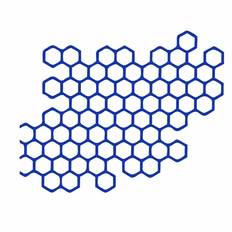 Honeycomb Helmet Decals - Waterproof Motocross Stickers