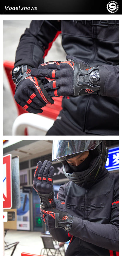 GlideGuard Summer Riding Gloves - Star Field Knight