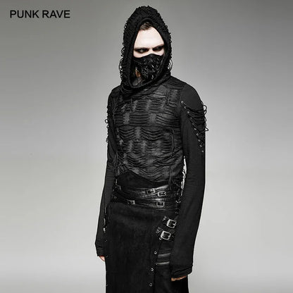 Punk Vibe Gothic Hoodie: Streetwear for Individualists
