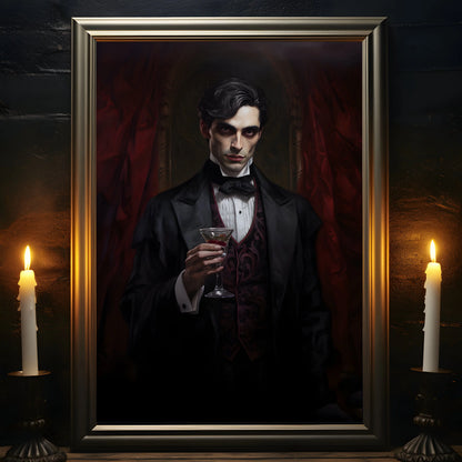 Victorian Spook: Dark Canvas Art for Eerie Homes
