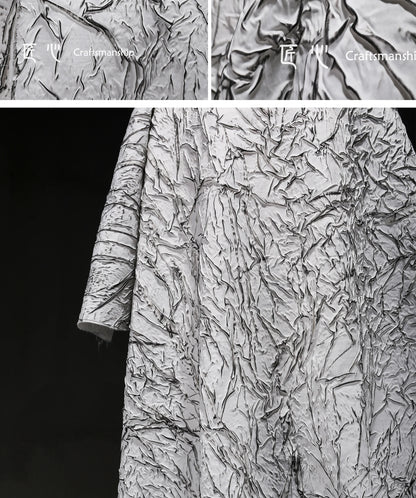 Eco Jacquard Pleat Fabric for Fashion Creations