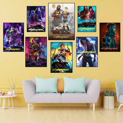 Cyberpunk 2077 Art Print - Modern Wall Decor