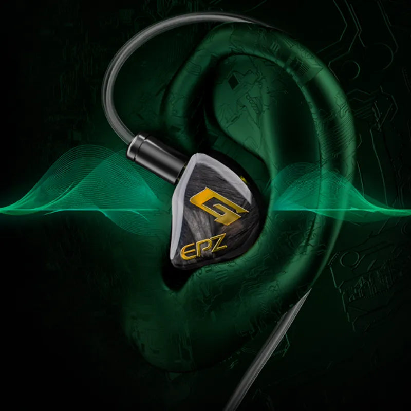 Earphones Wired HIFI 10MM LCP  Dynamic Driver