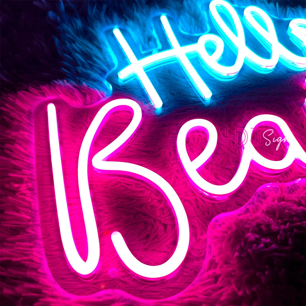 LED Neon Sign Hello Beautiful