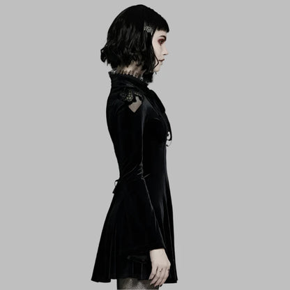 Gothic Velvet Elegance Dress