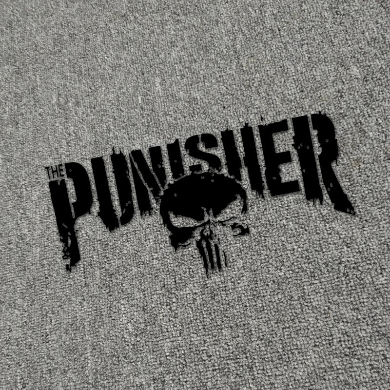 Punisher Reflections: Waterproof Helmet Decals & Stickers