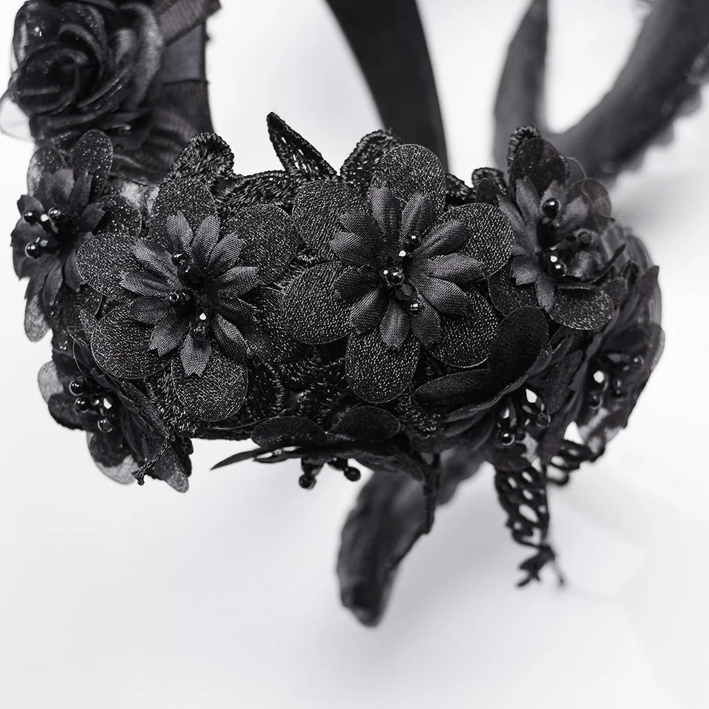 Gothic Enchanted Demon Horn Headpiece