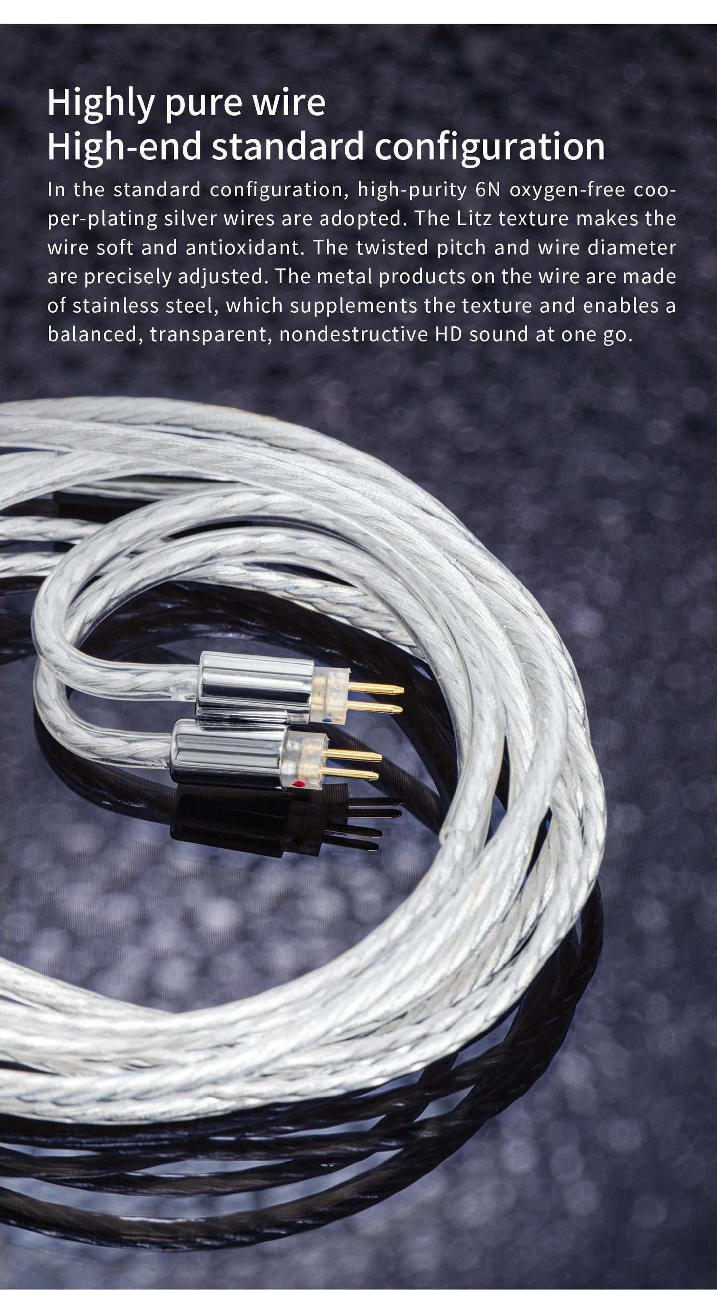 TANCHJIM ORIGIN DMT5 Dynamic Driver In-Ear Earphone IEM HiFi Music Earbuds Highly Pure Wire 0.78mm Wired Headset