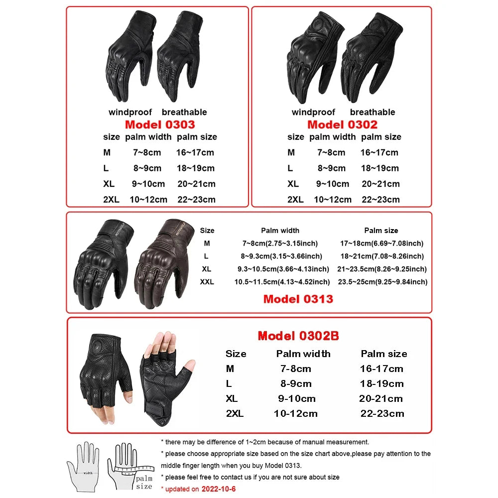 Name: Ultimate Leather Motorcycle Gloves