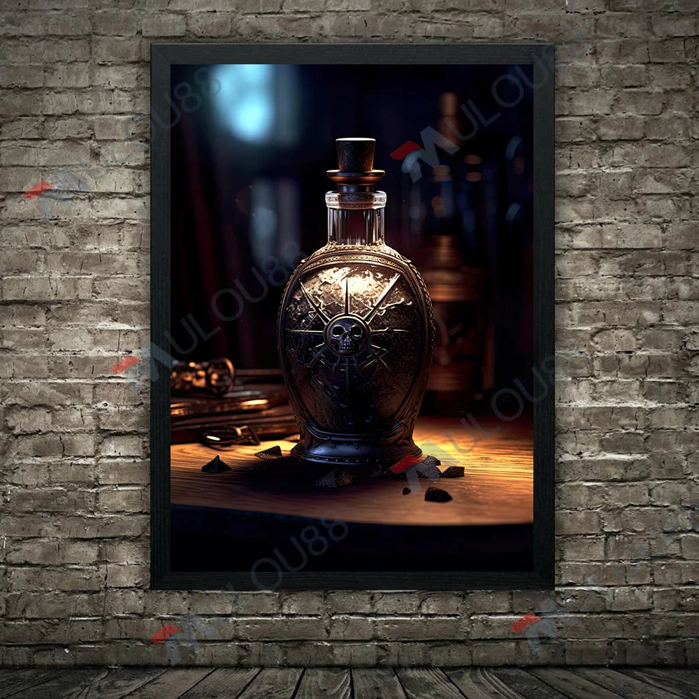 Witch's Elixir: Love & Immortality Canvas Art