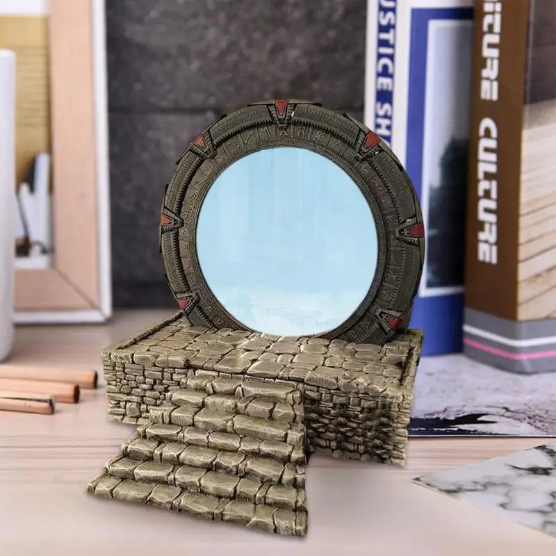 Unique Star Gate Book Stand Light Mirror