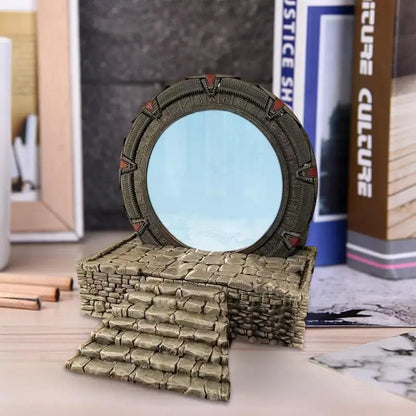 Unique Star Gate Book Stand Light Mirror