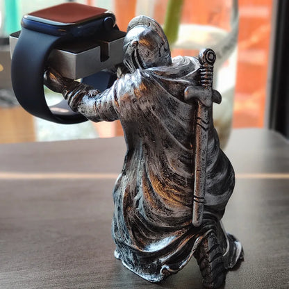 Black Warrior Watch Stand & Charger Display Holder