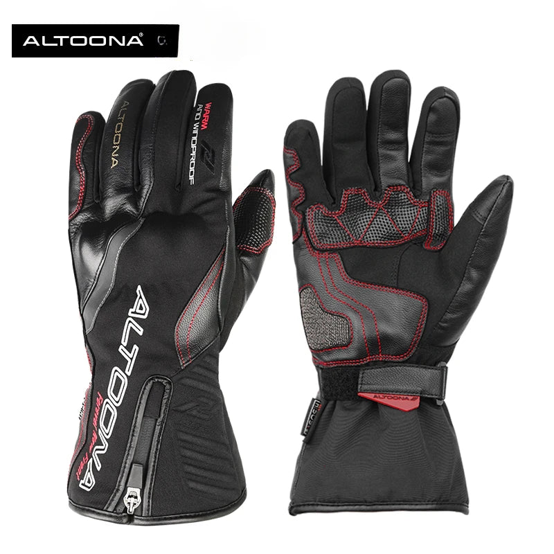 Winter Windproof Touchscreen Motorcycle Gloves