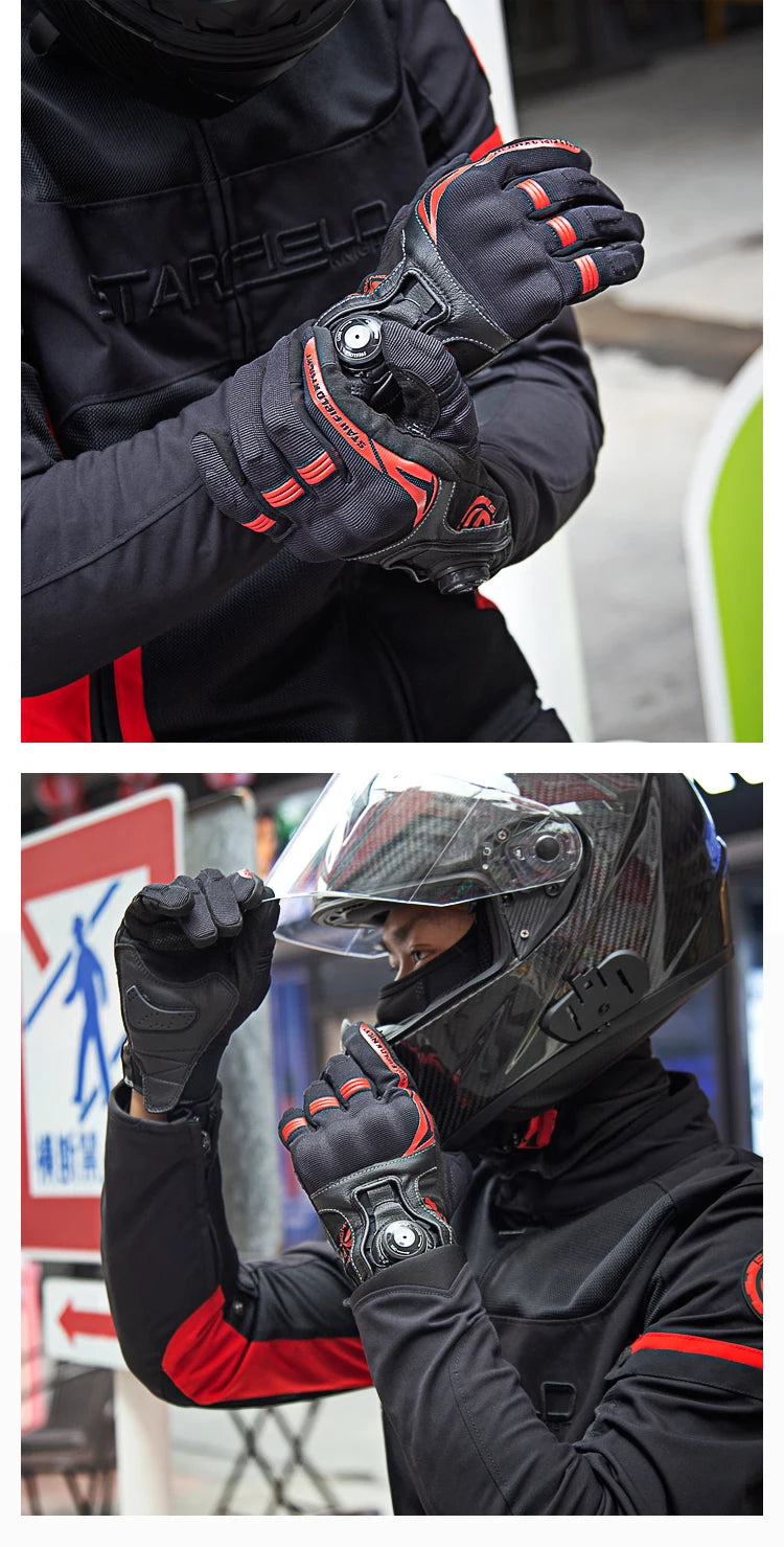 GlideGuard Summer Riding Gloves - Star Field Knight
