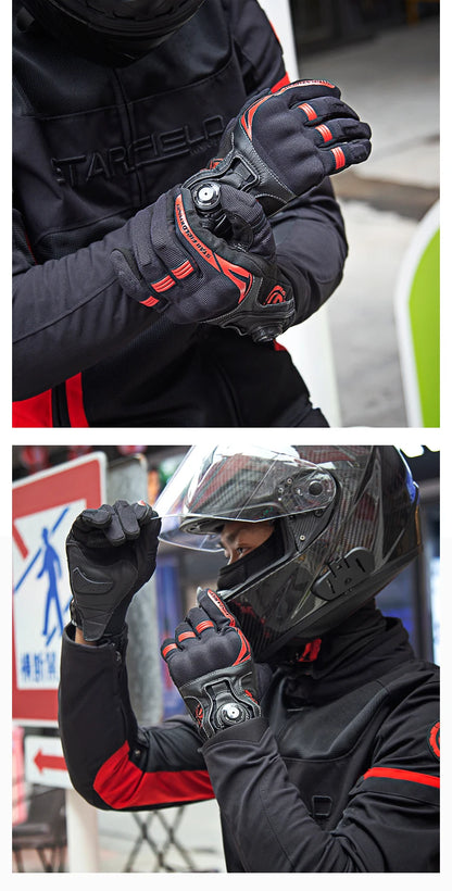 GlideGuard Summer Riding Gloves - Star Field Knight